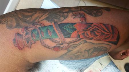Tattoos - Rose Knife Filler - 127660